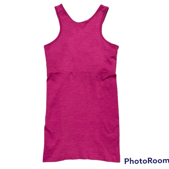 Lululemon Athletica Seamlessly Covered Ribbed Athletic Tank Top Pink Size 4 yoga - Picture 3 of 9